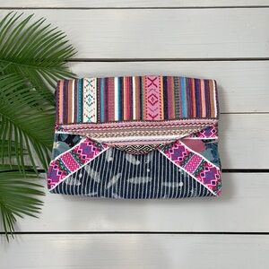 Kimchi Blue Boho Pattern Clutch